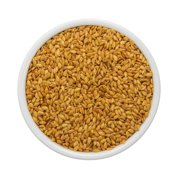 BULK: Organic Golden Flax Seeds (per OZ)