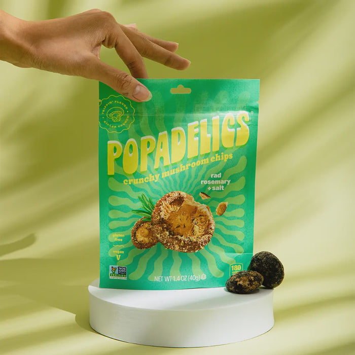 Popadelics Crunchy Mushroom Chips