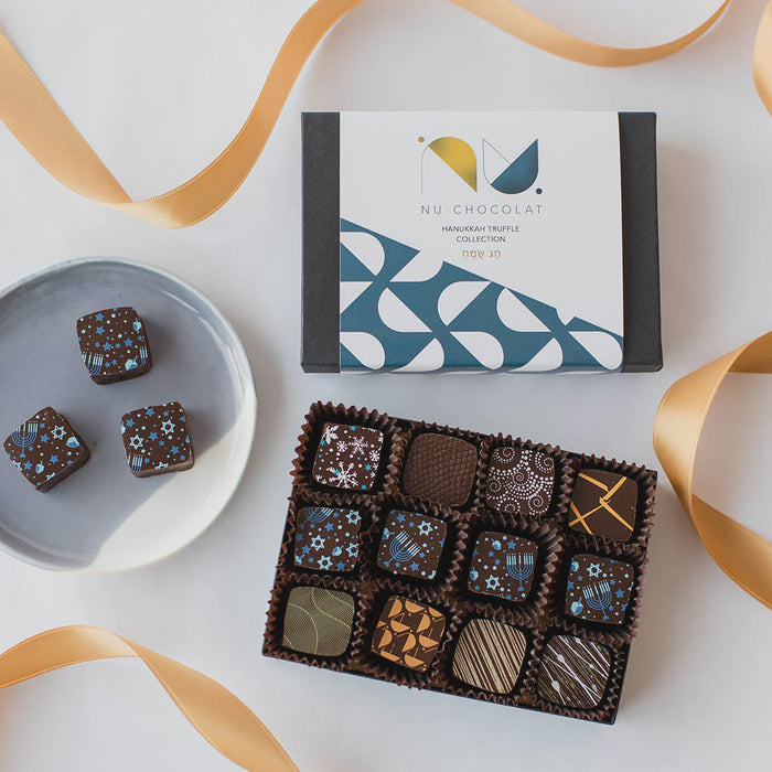 NU Chocolat Hanukkah Truffle Box