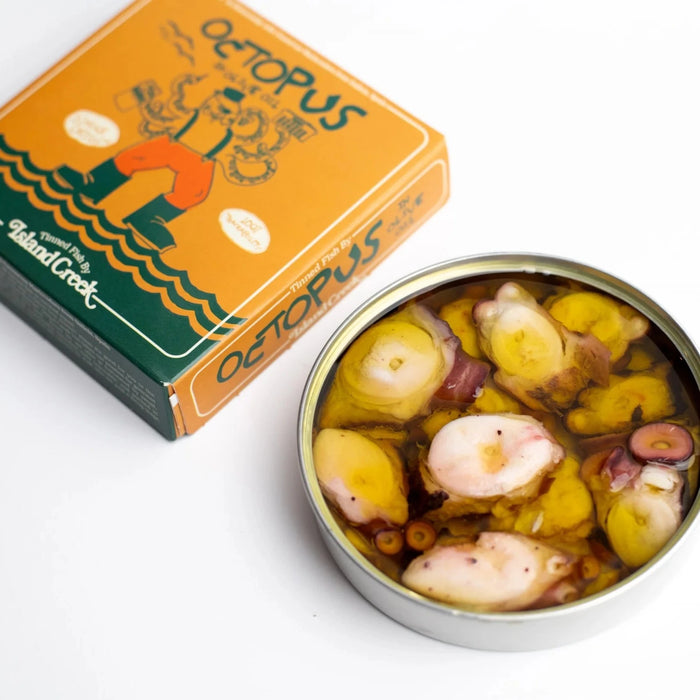 Tinned Fish: Octopus in Oil, Garlic & Chili