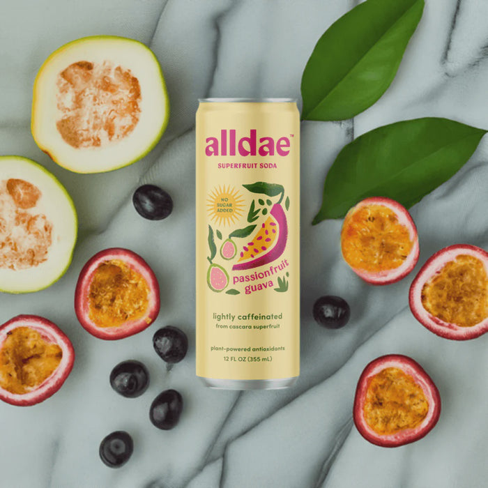 Alldae Passionfruit & Guava Superfruit Soda