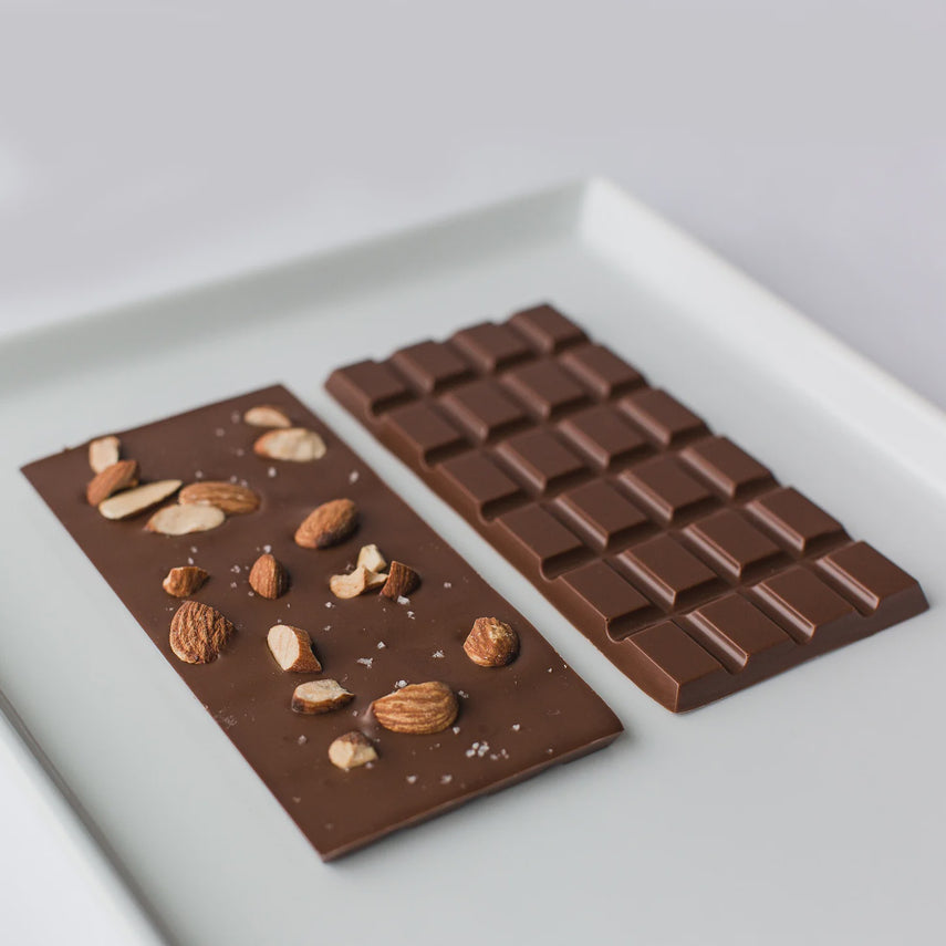 NU Chocolat Almond & Sea Salt Milk Chocolate