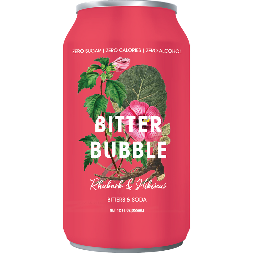 Bitter Bubble: Rhubarb & Hibiscus