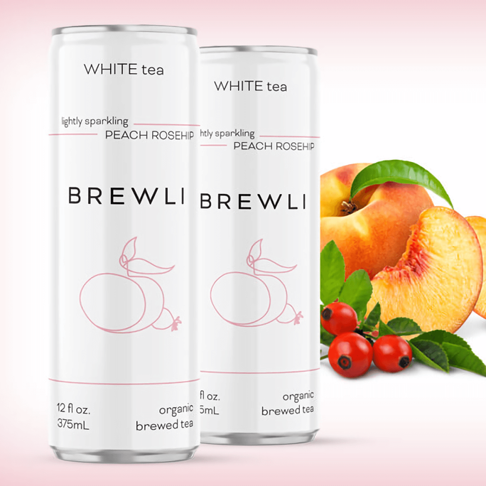 Brewli: Peach Rose hip White Tea