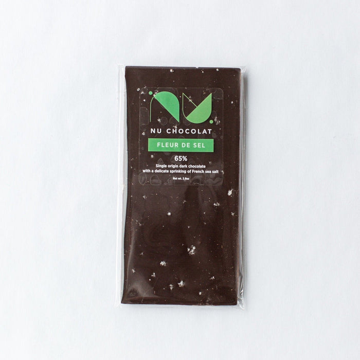 NU Chocolat Fleur de Sel Dark Bar