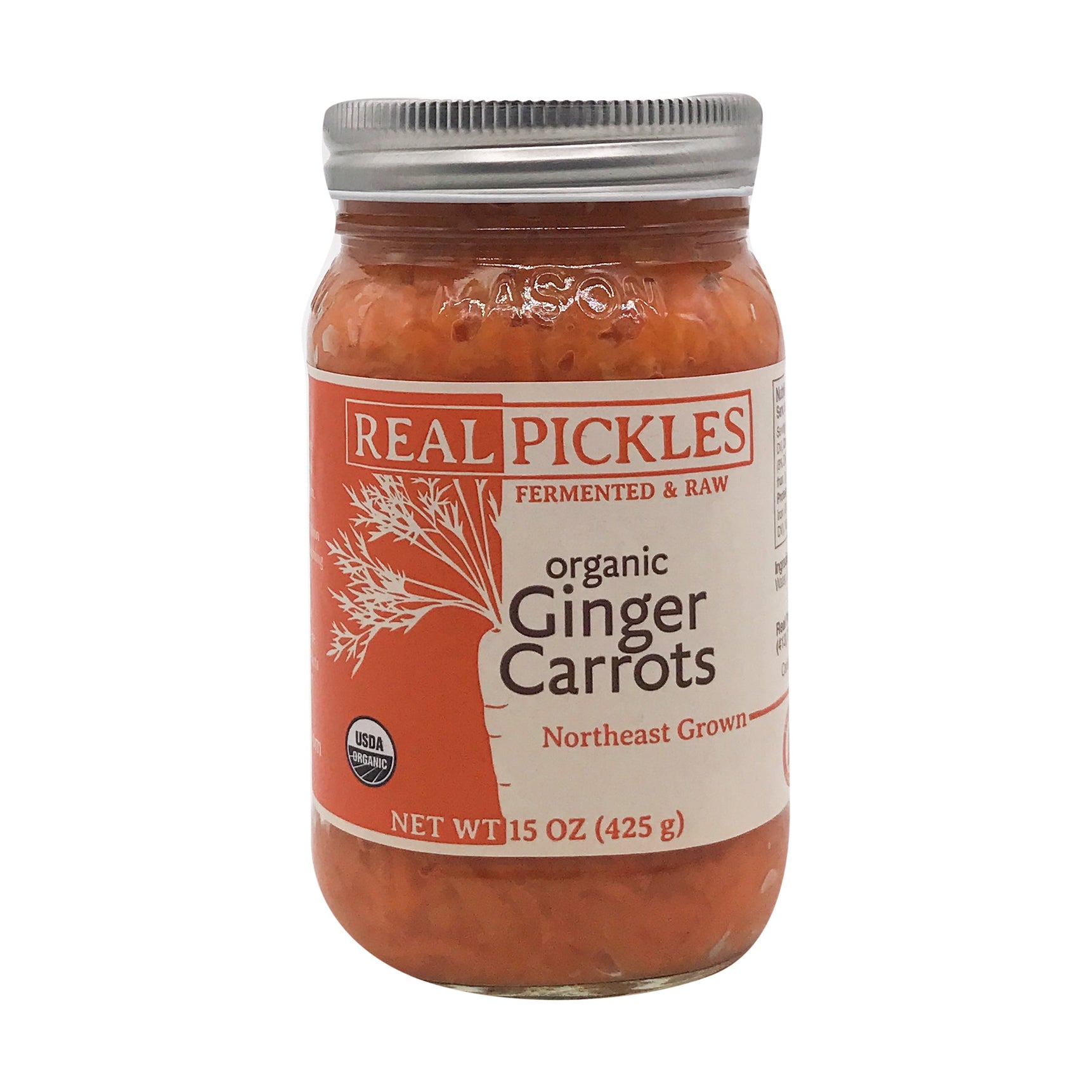 Real Pickles: Organic Ginger Carrot